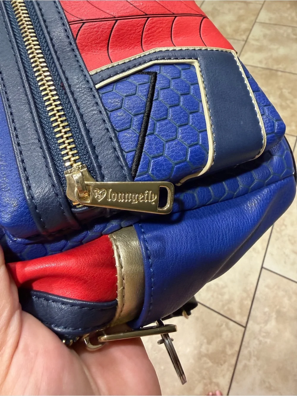 Loungefly Spider-Man Red & Blue Avengers Mini Backpack